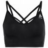 Women's Odlo Seamless Soft (Black - Grey Melange) bra