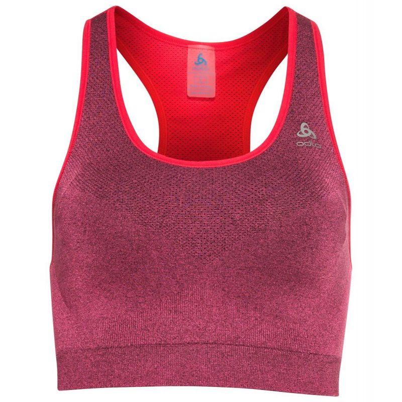 BH för kvinnor Odlo Seamless Medium Ceramicool (Paradise Pink)