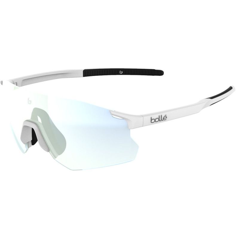 Occhiali da sole Bollé Icarus (bianco opaco - verde chiaro Phantom)