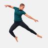 Bl Top Crew Neck S/s Blackcomb Light Odlo blue wing teal - space dye