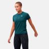 Bl Top Crew Neck S/s Blackcomb Light Odlo blue wing teal - space dye