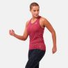 Bl Top Crew Neck Singlet Blackcomb Light Odlo raspberry fudge - space dye