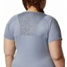 Columbia Peak To Point Ii Ss Tee-new Moon Heathe