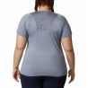 Columbia Peak To Point Ii Ss Tee-new Moon Heathe