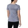 Columbia Peak To Point Ii Ss Tee-new Moon Heathe