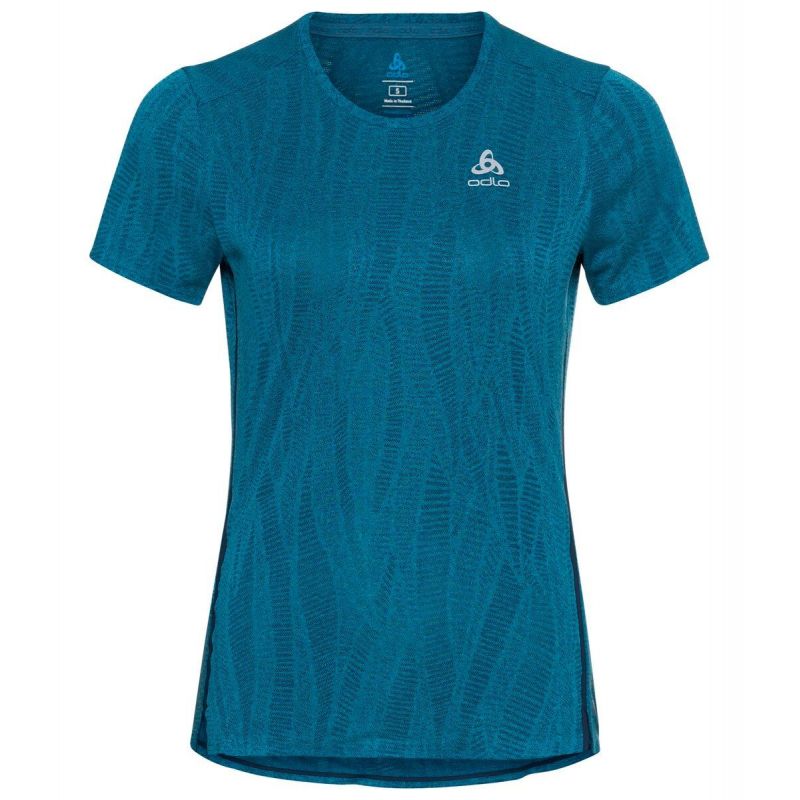 T-shirt Odlo Zeroweight Enginee Odlo (blue wing teal melange) donna
