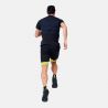T-shirt Crew Neck S/s 1/2 Zip Axalp Trai Odlo black - evening primrose