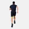 T-shirt Crew Neck S/s 1/2 Zip Axalp Trai Odlo black - evening primrose