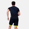 T-shirt Crew Neck S/s 1/2 Zip Axalp Trai Odlo black - evening primrose