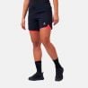 ODLO Axalp Trail 2 In 1 Short (svart - Siesta) Kvinnor