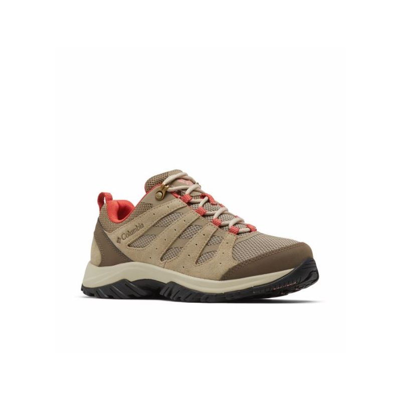 Vandrestøvler Columbia Redmond III for kvinner (Pebble, Scorched Coral)