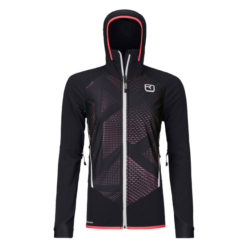 Softshell jas Ortovox Col Becchei Jacket W (zwarte raaf) vrouw