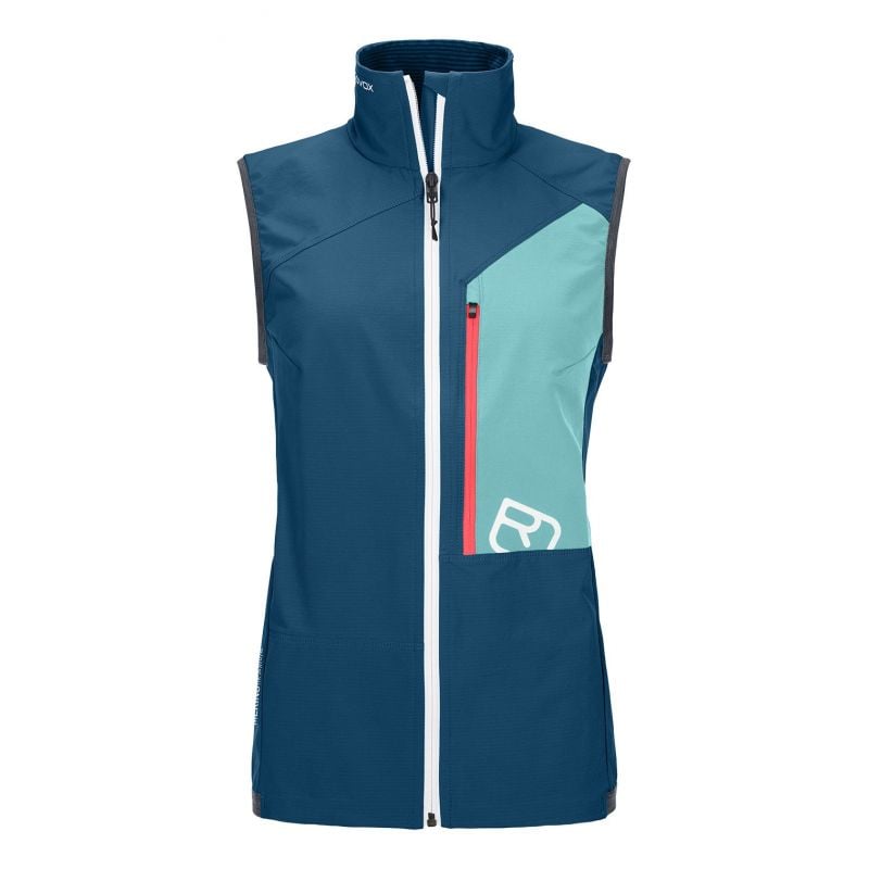 Windjacke ohne Ärmel Ortovox Berrino Vest (Petrol Blue) Women