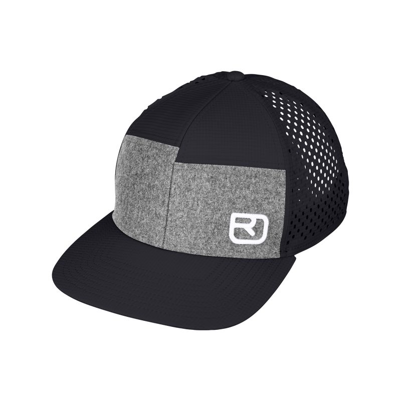 Casquette Ortovox Logo Air Trucker (black raven)