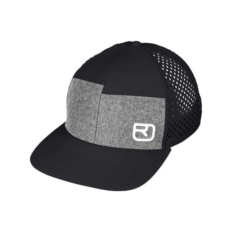 Cap Ortovox Air Trucker-logo (svart ravn)