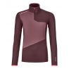 Fleece Light Zip Neck W Ortovox winetasting