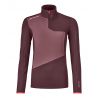 Fleece Light Zip Neck W Ortovox winetasting