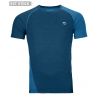 T-shirt Ortovox 120 Cool Tec Fast Upward (petrolblå blandning) man