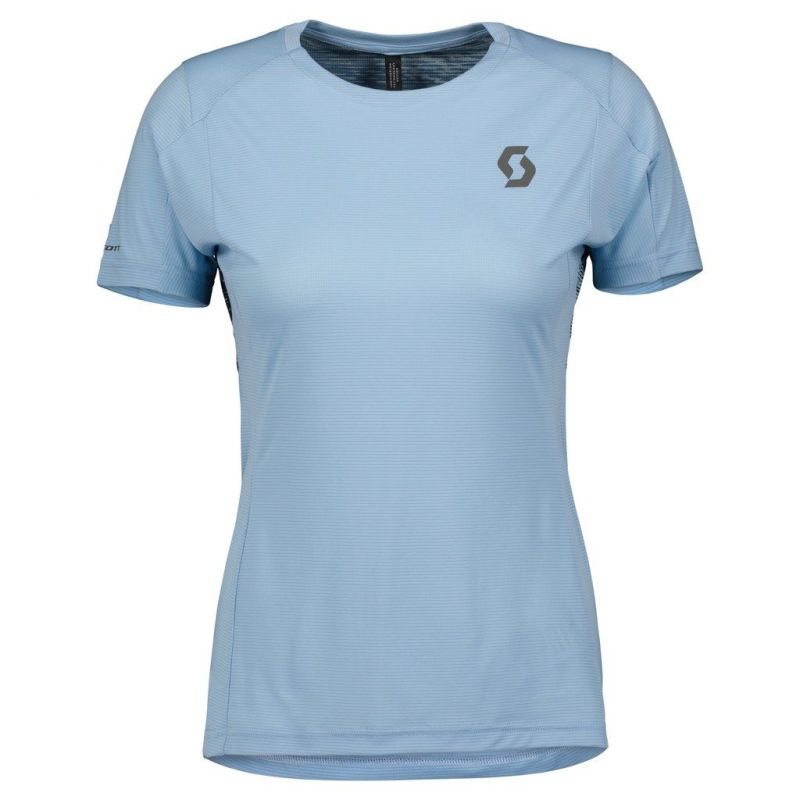 Camiseta Scott Trail Run Ss (azul hielo) Mujer