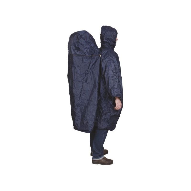 Travelsafe Zipper Extension Poncho (navy)