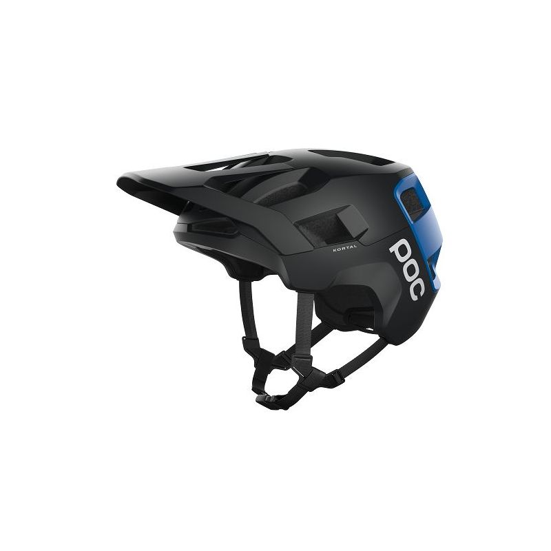 Casco Poc Kortal MTB (nero Uranium/Opal Blue Metallic/Matt)