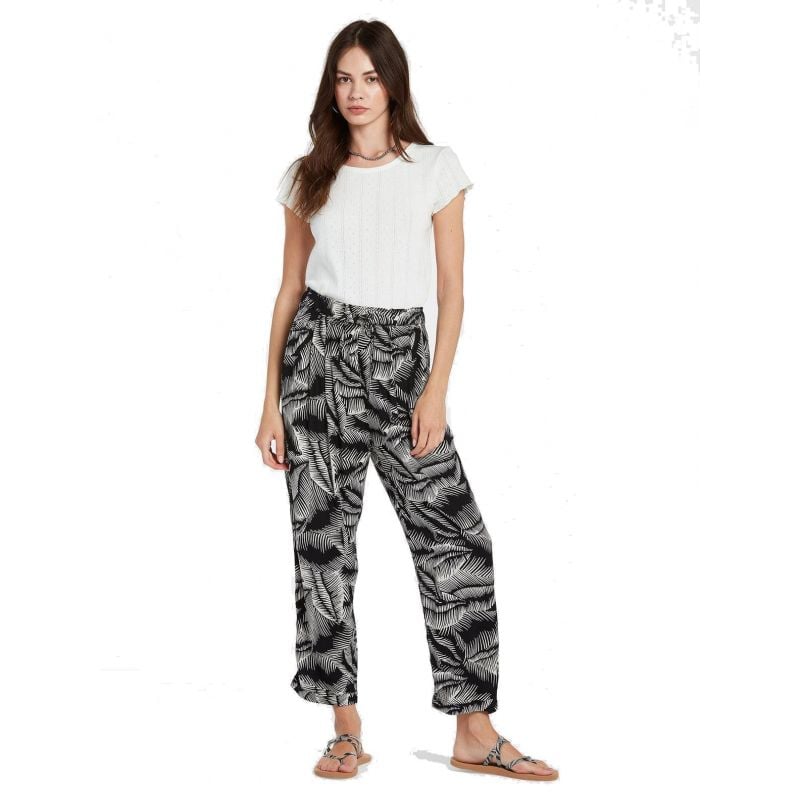 Volcom Stay Palm Pant (svart/hvit) kvinne