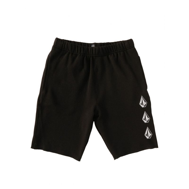 Volcom Iconic Stone Fleece Shorts (Sort) Børn