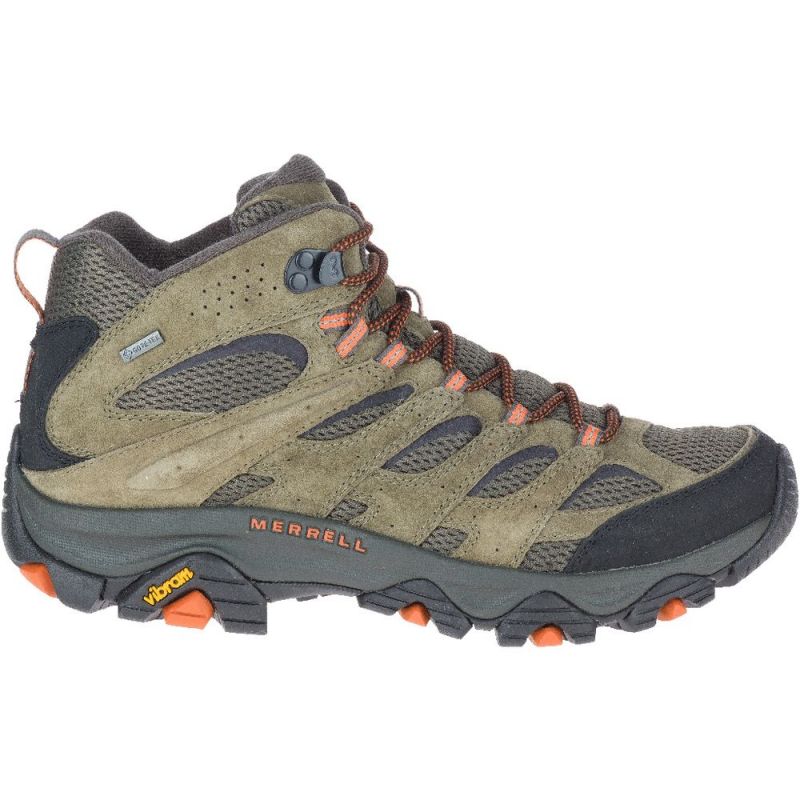 Wanderschuhe Merrell Moab 3 Mid Gore-Tex (oliv) Herren