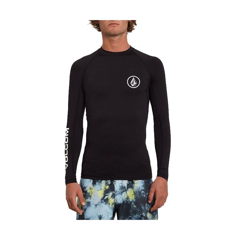 Rashguard Volcom Lido Solid Ls (black) Mann