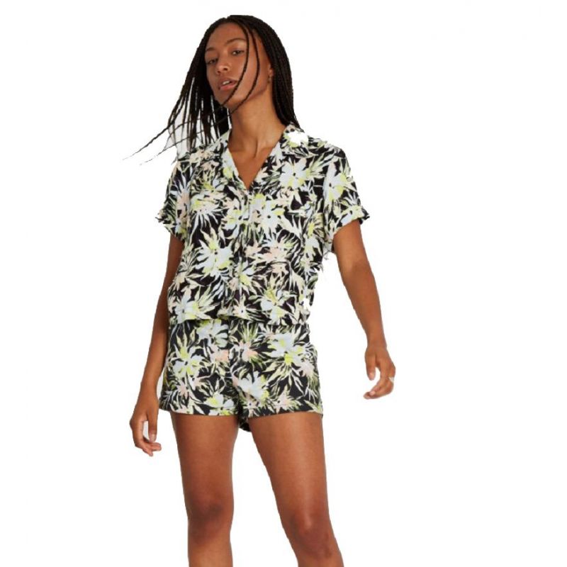 Volcom Cant Be Tamed Ss Shirt (Lime) Donna