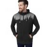 TENTREE M Juniper Zip Hoodie Meteorite Black Heather Homme