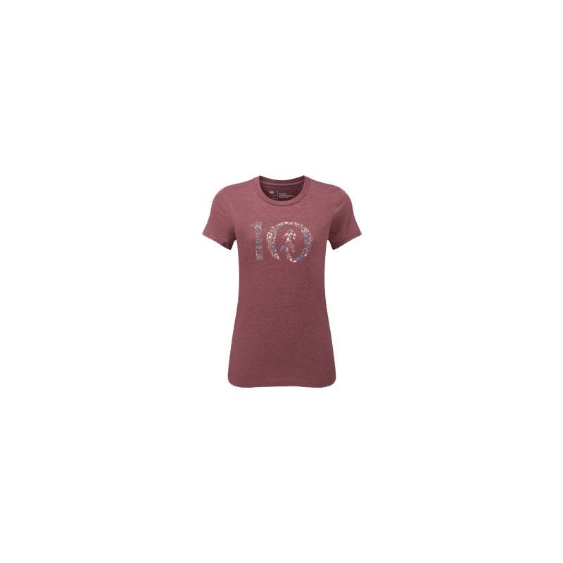 Maglietta Tentree Wildfields Ten (Crushed Berry) da donna