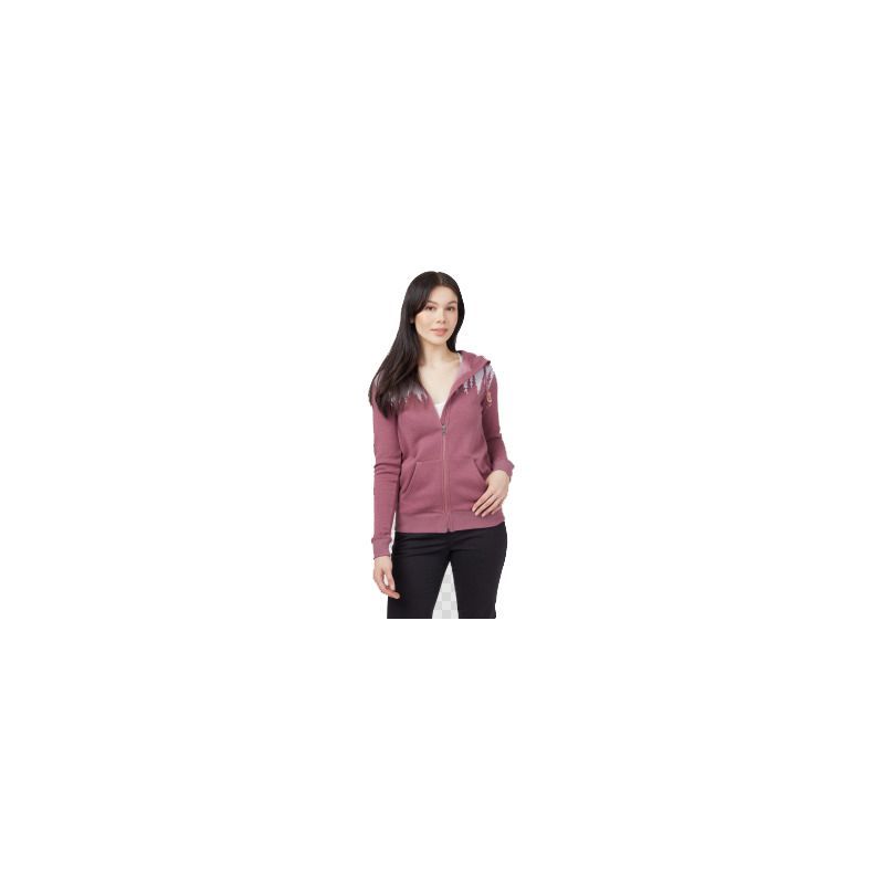 Women's Tentree Juniper Zip Hoodie (Crushed Berry)