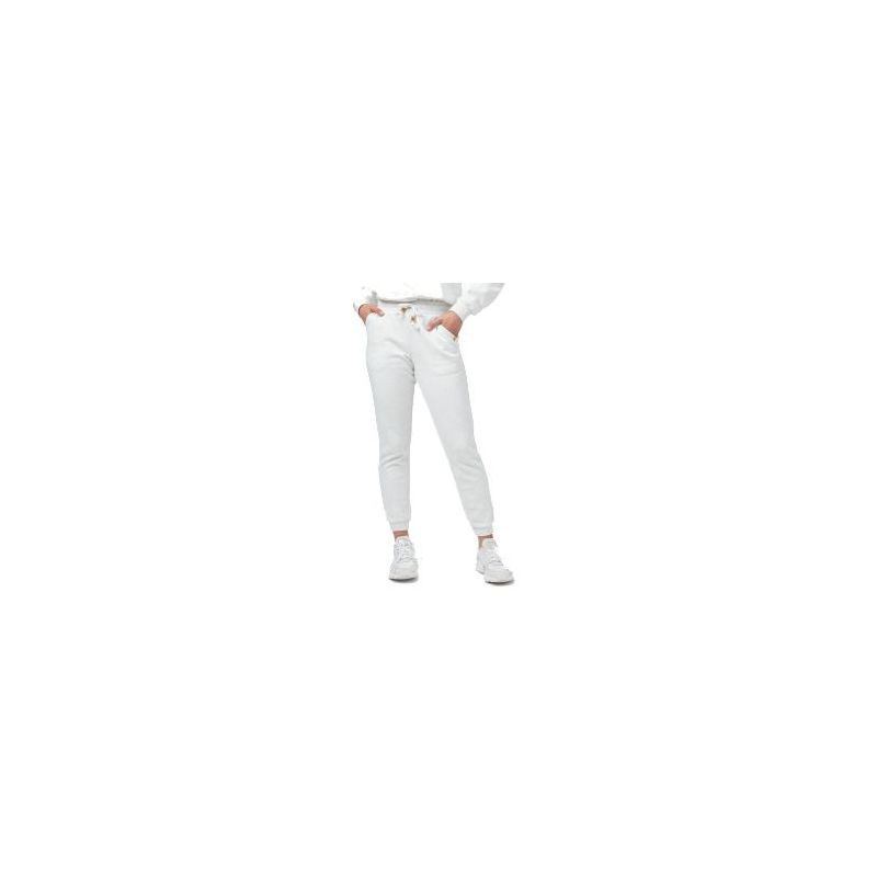 Pantalones de deporte Tentrree Treefleece Bamone (blanco olmo) para mujer