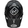 Full-9 Fusion Mips Bell MATT BLACK/WHITE