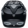 Full-9 Fusion Mips Bell MATT BLACK/WHITE