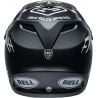 Full-9 Fusion Mips Bell MATT BLACK/WHITE