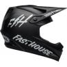 Full-9 Fusion Mips Bell MATT BLACK/WHITE