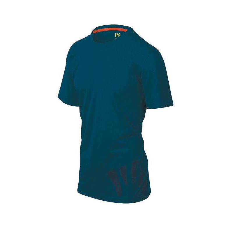 T-shirt Karpos Astro Alpino (marockansk blå) för män
