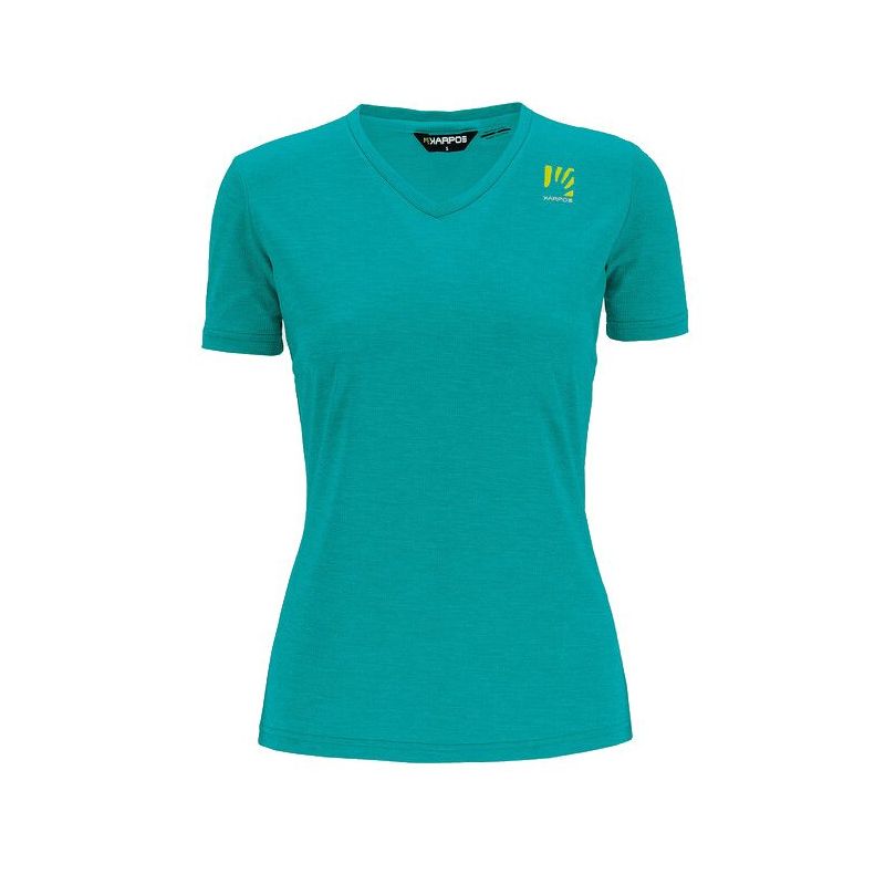 Dam Karpos Alta Via Polartec (atollblå) T-shirt