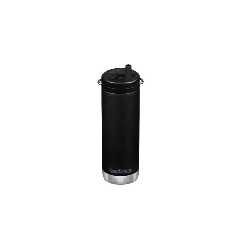 Klean Kanteen Tkwide eristetty pullo 473ml/16oz kierrekorkilla (musta)