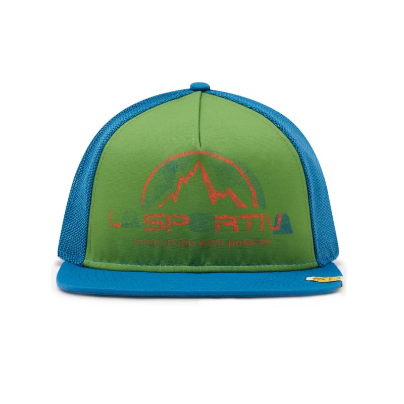 La sportiva Box Trucker Hat (Kale/Space Blue)