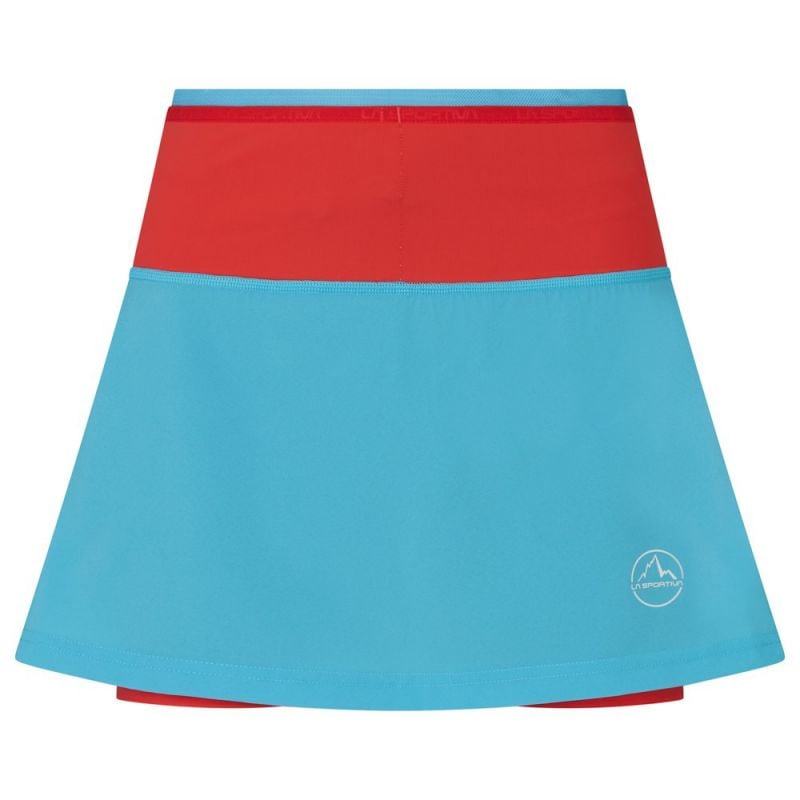 La sportiva Swift Ultra Skirt 5" (Malibu Blue/Hibiscus) women