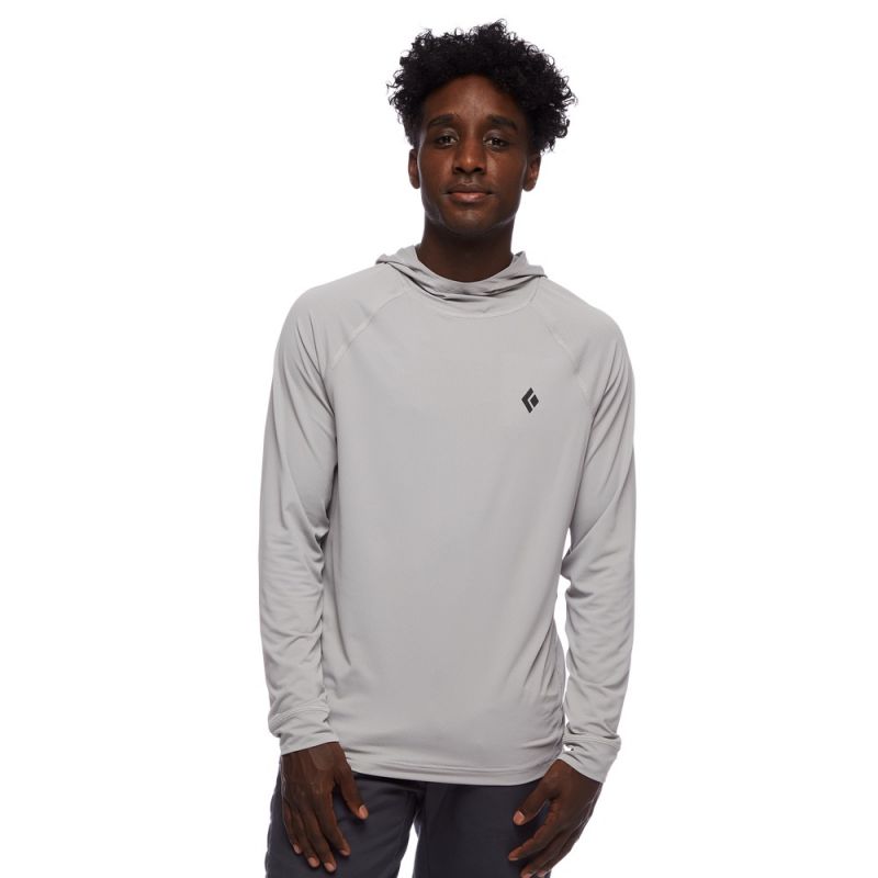 Black Diamond Ls Alpenglow Hoody (Pewter) Abbigliamento tecnico da uomo