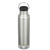 Klean Kanteen Isolerede Classic 592ml/20oz flaske med Loop Cap (børstet rustfrit)