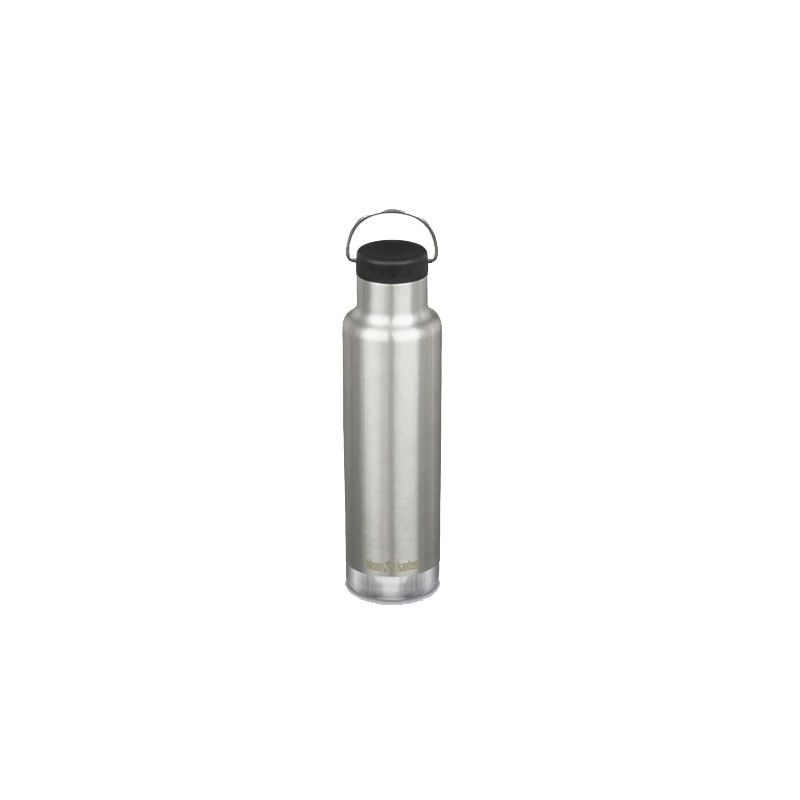 Klean Kanteen Insulated Classic 592ml/20oz Bottle With Loop Cap (brushed stainless)