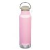 Botella Klean Kanteen Classic aislada de 592ml/20oz con tapón de lazo (loto)