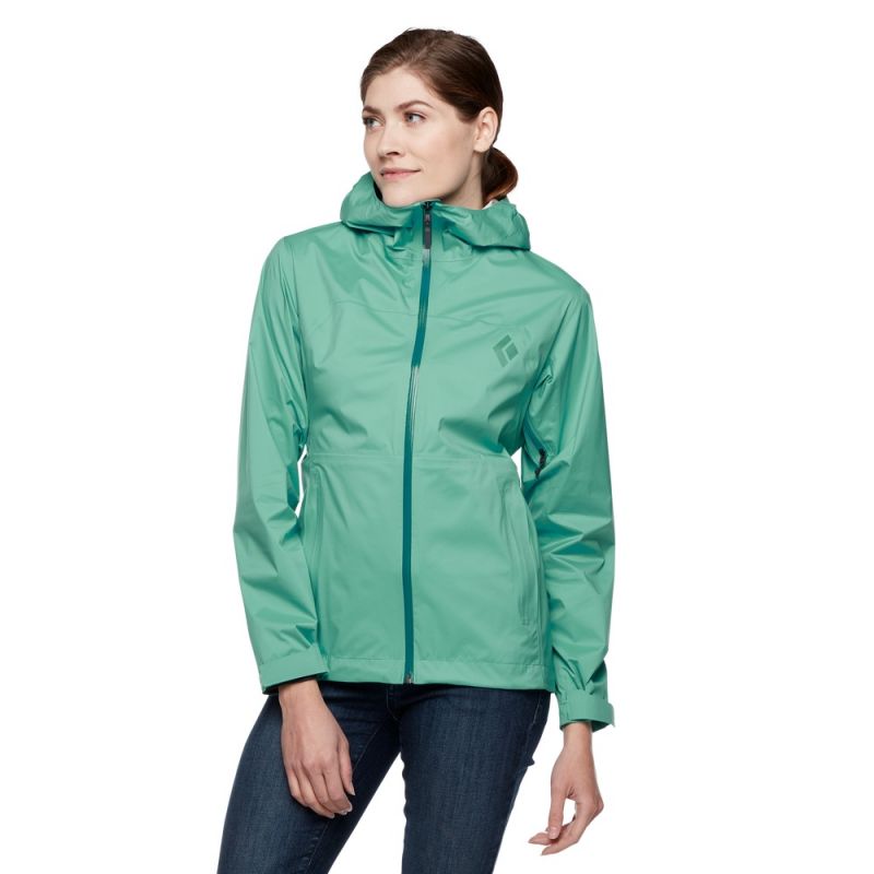Regnjacka Black Diamond Stormline Stretch Rain Shell (Dark Patina) Kvinnor