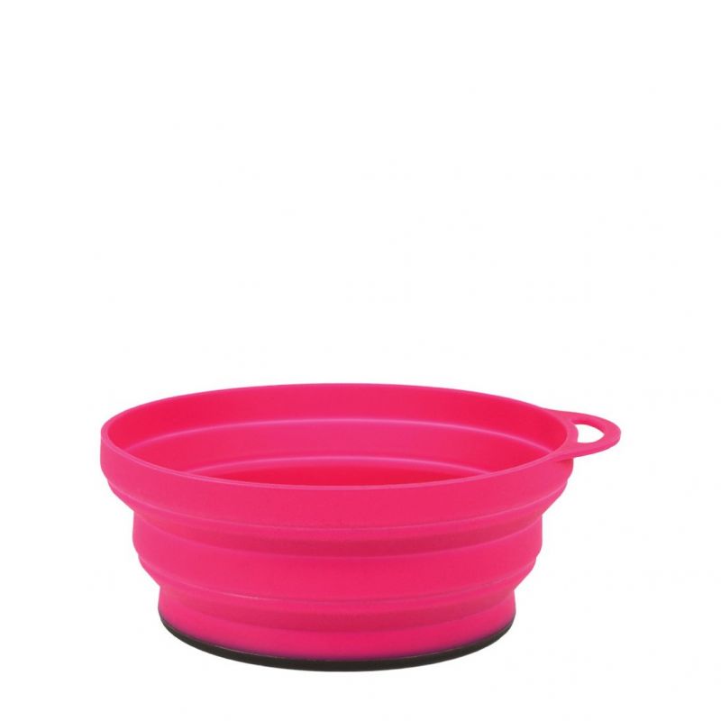 Taitettavat kulhot LIFEVENTURE Silicone Flexibowl (vaaleanpunainen)