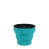 Sammenklappelig kop LIFEVENTURE Silikone Fleximug 350ml (Teal)